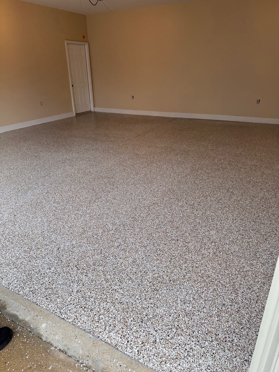 Outstanding epoxy flooring project completed in the Sturbridge neighborhood- Montgomery, AL.