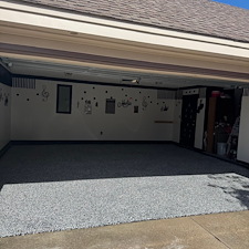 Wonderful-white-and-black-epoxy-flake-installation-done-in-Deer-Creek-subdivision-of-Montgomery-AL 2